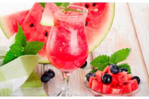 Drink watermelon on the watermelon diet menu for weight loss in a week
