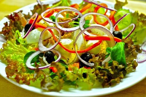 slim vegetable salad